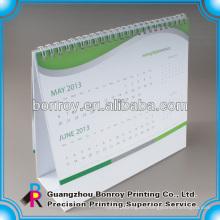 Calendario de escritorio en espiral, servicio de impresión de calendario de mesa